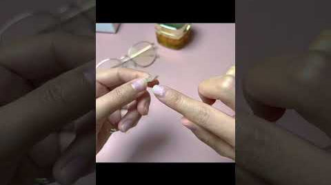 Use “Nail Care Nourish Oil” to protect your natural nails. #nails #pressonnails #ellievincynails