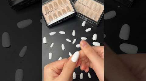 Orange peeling test?!😙🥰Here it is!#ellievincynails#pressonnails #nailhackcheck