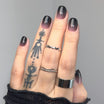 Soft Ombre | NEW,Ellie Vincy Press on Nails,Super short  Square,Ombre, Black, Pink, Beige, Rainbow press on nails,30 pcs, False nails,Reusable,Glue on nails,Sticky on nails,Pop on nails